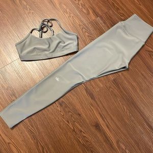 Alo High-Waist Airlift Leggings and Airlift Intrigue Bra - Matching Set